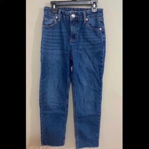 Dark wash denim jeans